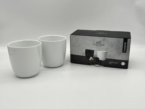 Veiling - 6x Sabatier Coffe Mug - White 2 pack, Huis en Inrichting, Keuken | Servies