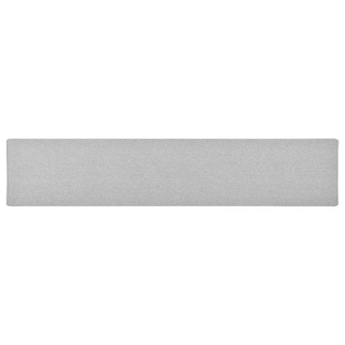 vidaXL Tapis de couloir Gris clair 50x250 cm, Maison & Meubles, Ameublement | Tapis & Moquettes, Neuf, Envoi