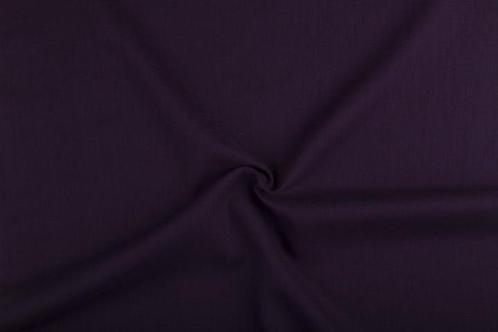 Linnen stof donkerpaars - Ongewassen linnen stof 10m op rol, Hobby en Vrije tijd, Stoffen en Lappen, Verzenden