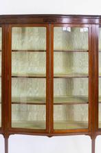 Vitrinekast - Mahonie, Buxushout, Antiek en Kunst