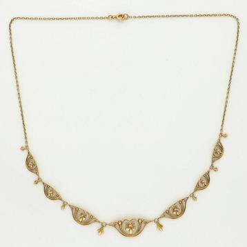 Chaîne - 18 carats Or jaune - Art nouveau
