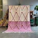 Berber Marokkaanse roze kelim gebied wollen tapijt - lente