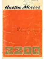 1972 AUSTIN | MORRIS 2200 INSTRUCTIEBOEKJE NEDERLANDS