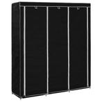 vidaXL Armoire avec compartiments et barres Noir, Verzenden, Neuf