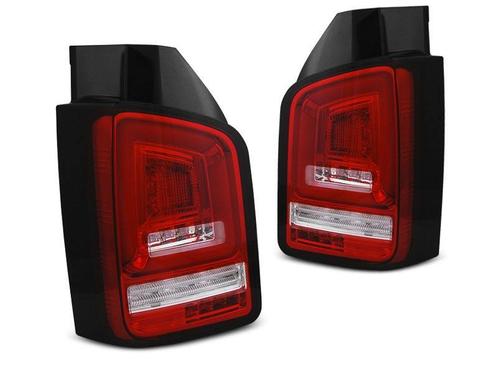 VW T5 LED achterlicht units met dynamisch knipperlicht White, Auto-onderdelen, Verlichting, Volkswagen, Verzenden