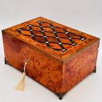 Boîte à bijoux - Boîte à bijoux, Loupe de Thuya, Nacre,, Antiquités & Art