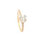 Ring - 18 karaat Roségoud -  0.38ct. tw. Diamant, Handtassen en Accessoires, Ringen, Nieuw