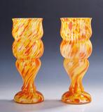 Franz Welz klostermühle, - Vase - Deux vases Art déco à