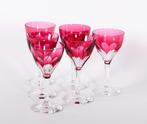 Schitterend lot van 6 antieke kristallen Val Saint Lambert