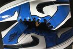 Nike - Air Jordan 1 Mid, Signal Blue - Baskets montantes -, Nieuw