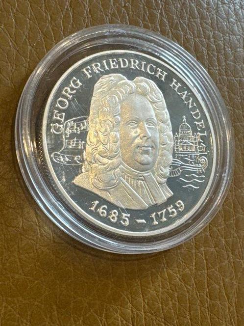 Andorra. 10 Diners 1998 Georg Friedrich Händel, - 31,47g, Postzegels en Munten, Munten | Europa | Niet-Euromunten