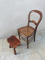 Chaise (2) - Bois - Chaise médaillon tabouret