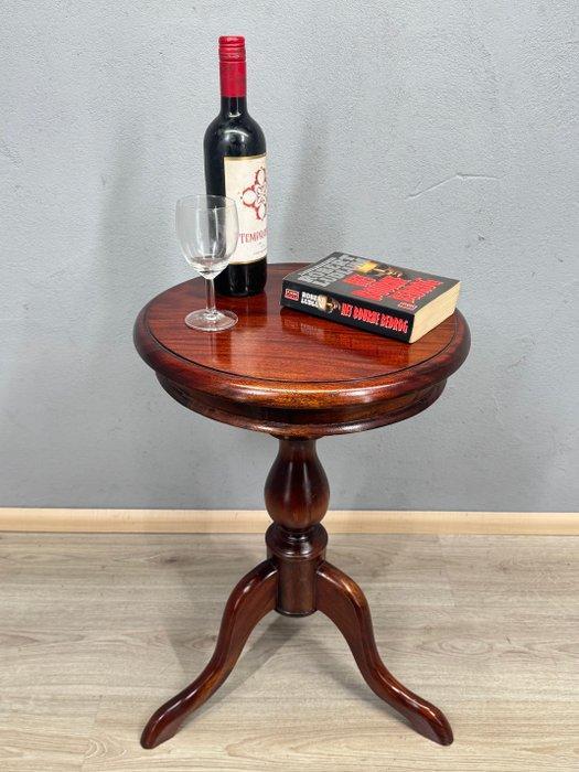 Antieke ronde bijzettafel op driepoot - Bijzettafel - Hout, Antiek en Kunst, Curiosa en Brocante