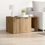 vidaXL Kattenbakkast 80x50x45 cm bewerkt hout artisanaal, Dieren en Toebehoren, Katten-accessoires, Verzenden, Nieuw