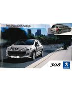 2009 PEUGEOT 308 INSTRUCTIEBOEKJE NEDERLANDS, Auto diversen, Handleidingen en Instructieboekjes