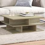vidaXL Salontafel 70x70x29 cm bewerkt hout sonoma, Verzenden, Nieuw
