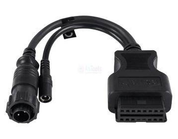 Jaltest Fendt 4 Pins OBD - 16 Pins OBD2 Verloopkabel Landbou, Verzenden