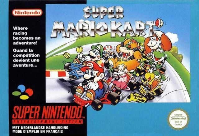 Super Mario Kart-Standaard (SNES) Gebruikt, Games en Spelcomputers, Games | Nintendo Super NES, Ophalen of Verzenden