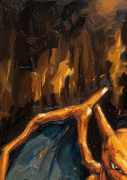 Boriani - Charizard oil - limited edition 1/25, Consoles de jeu & Jeux vidéo, Consoles de jeu | Accessoires Autre