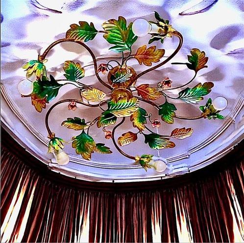 SLC Illumina - MG - Lustre - Fer forgé - Dracaena de plafond, Antiek en Kunst, Kunst | Designobjecten