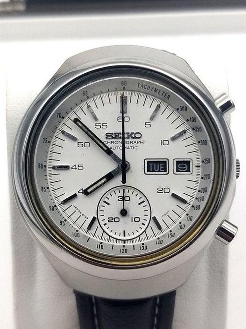 Seiko - Helmet - Day/Date - Sans Prix de Réserve - 6139 -, Handtassen en Accessoires, Horloges | Antiek