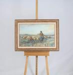 Willem Hendrik van der Nat (1864–1929) - Herderin op de hei