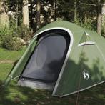 vidaXL Tunneltent 3-persoons waterdicht groen, Caravanes & Camping, Tentes