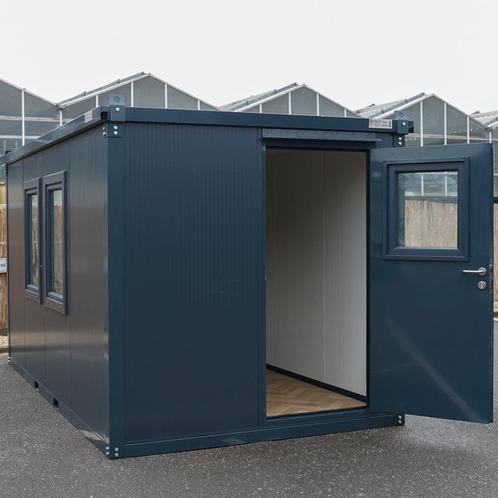Prefab kantoorunit - Makkelijk verplaatsbaar - 4x2 meter!, Tuin en Terras, Tuinhuizen, Nieuw