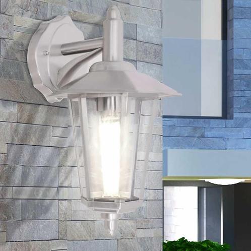 vidaXL Wandlantaarn hangend voor buiten roestvrij staal, Tuin en Terras, Buitenverlichting, Nieuw, Verzenden