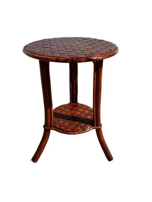 Bijzettafel - Bamboe, Rattan, Antiek en Kunst, Kunst | Designobjecten