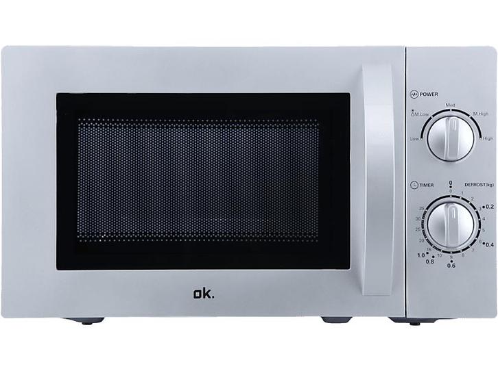 OK - . Microgolfoven (omw 1231 S) - Zilver, Elektronische apparatuur, Microgolfovens, 60 cm of meer, Draaiplateau, Nieuw, Microgolfoven