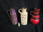 Scheurich - Vase - Céramique - Trois vases vintage, Antiek en Kunst