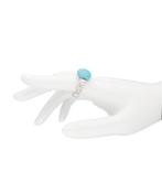 Chantecler - Ring - 18 karaat Witgoud Turquoise, Handtassen en Accessoires, Nieuw