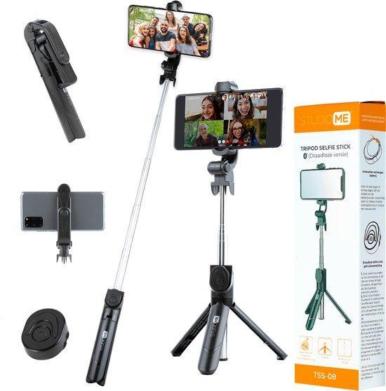 2dekans | Studio ME 3 in 1 Selfie Stick Tripod - Selfiestick, Audio, Tv en Foto, Fotografie | Statieven en Balhoofden, Ophalen of Verzenden