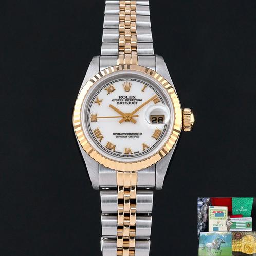 Rolex Lady-Datejust 26 69173 uit 1995, Handtassen en Accessoires, Horloges | Dames, Verzenden