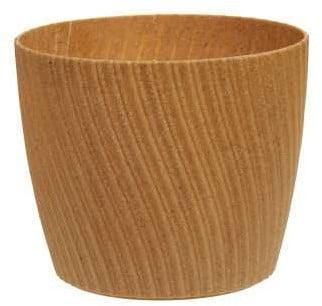 Bloempot Bloemenvaas Mika Eco Natural Wood 13 cm, Huis en Inrichting, Woonaccessoires | Kunstplanten en Kunstbloemen, Nieuw