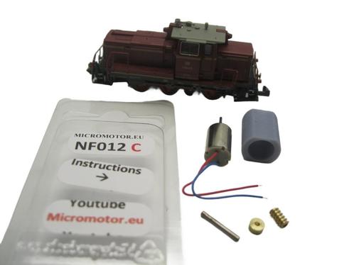 micromotor nf012C ombouwset voor Fleischmann V60, BR 346, BR, Hobby en Vrije tijd, Modeltreinen | N-Spoor, Gelijkstroom, Overige typen