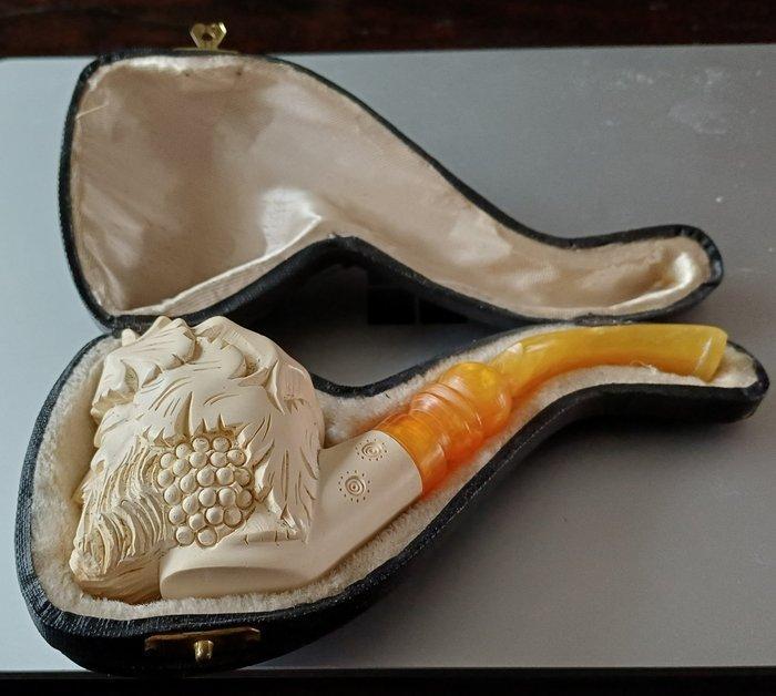 Zonder minimumprijs - Meerschuim pijp - meerschuim en, Collections, Articles de fumeurs, Briquets & Boîtes d'allumettes