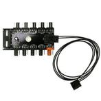 1 To 10-Way Fan Controller Splitter Hub Molex, Computers en Software, Nieuw