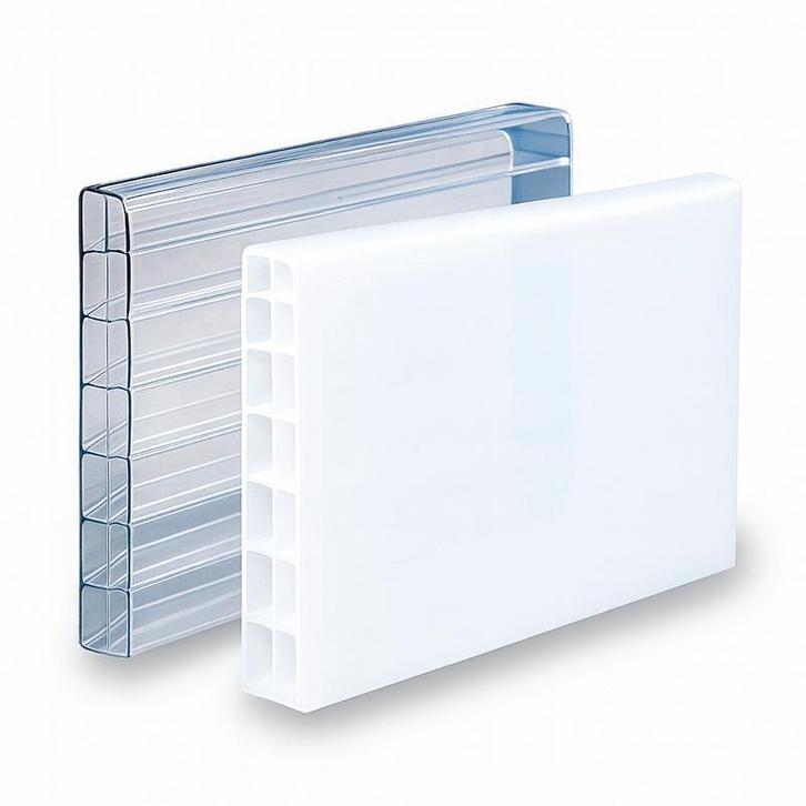 Polycarbonaat platen 16 mm 3 laags transparant, Benelux, Doe-het-zelf en Bouw, Platen en Panelen, Minder dan 20 mm, Nieuw, Overige materialen