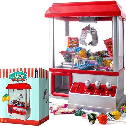 MikaMax Candy Grabber Snoepmachine - Snoepautomaat - Grij..., Kinderen en Baby's, Speelgoed | Educatief en Creatief, Nieuw, Verzenden