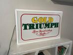 Gold Triumph - Reclamebord - Gouden Triumph-lichtbord -, Antiek en Kunst
