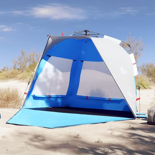 vidaXL Tente de plage 3 personnes libération rapide, Caravanes & Camping, Tentes, Neuf, Envoi