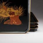 Dienbladen  (kaisekizen) - Gelakt hout, goudlak - Japan -