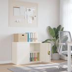 vidaXL Archiefkast 90x40x70 cm staal wit, Huis en Inrichting, Kasten | Overige, Verzenden, Nieuw