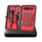 Beautylushh Manicure & Pedicure Set Compleet In Zwarte Etui, Handtassen en Accessoires, Nieuw, Make-up, Verzenden