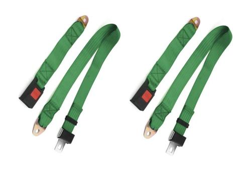 2 punts gordel set groen voor 2 stoelen, Auto-onderdelen, Accu's en Toebehoren, Nieuw, Ophalen of Verzenden