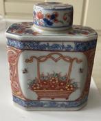 Chinees Amsterdams Bont theebus - Soucoupe - Porcelaine -