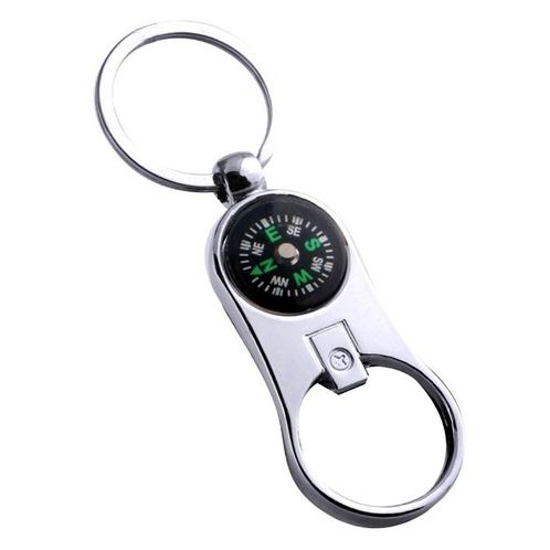Fako Bijoux® - Sleutelhanger Flesopener - Kompas -, Collections, Porte-clés, Envoi