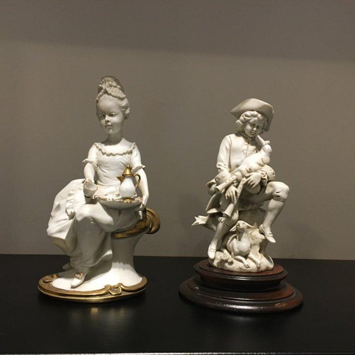 Triade Benacchio - Beeldje - Fanciulla e Zampognaro (2) -, Antiquités & Art, Antiquités | Verre & Cristal